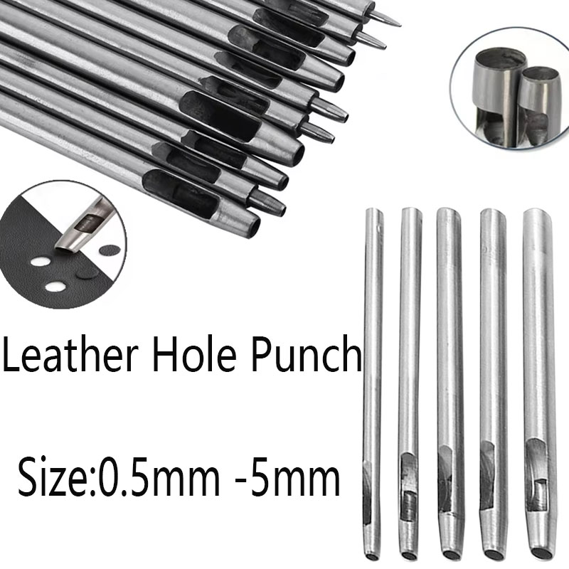 Leather Work Organiser - 0.5-5mm Deri Delik Delme Alet Seti
