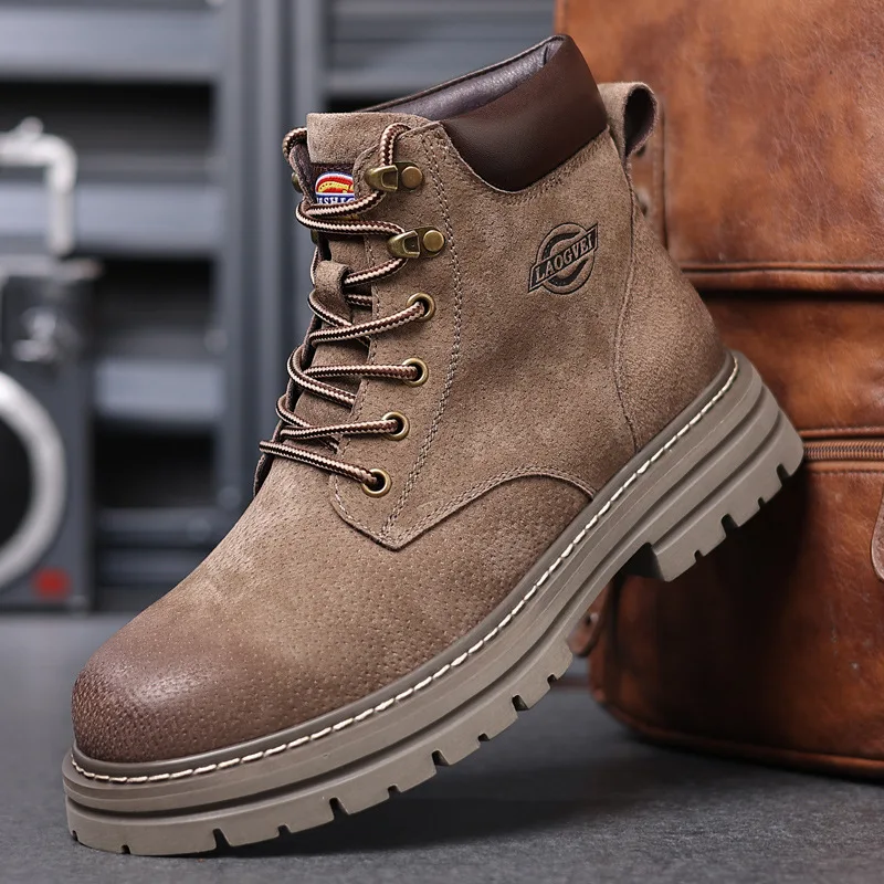 Leatherwork Boots - Yüksek Kaliteli Erkek Ayakkabıları Hakiki Deri