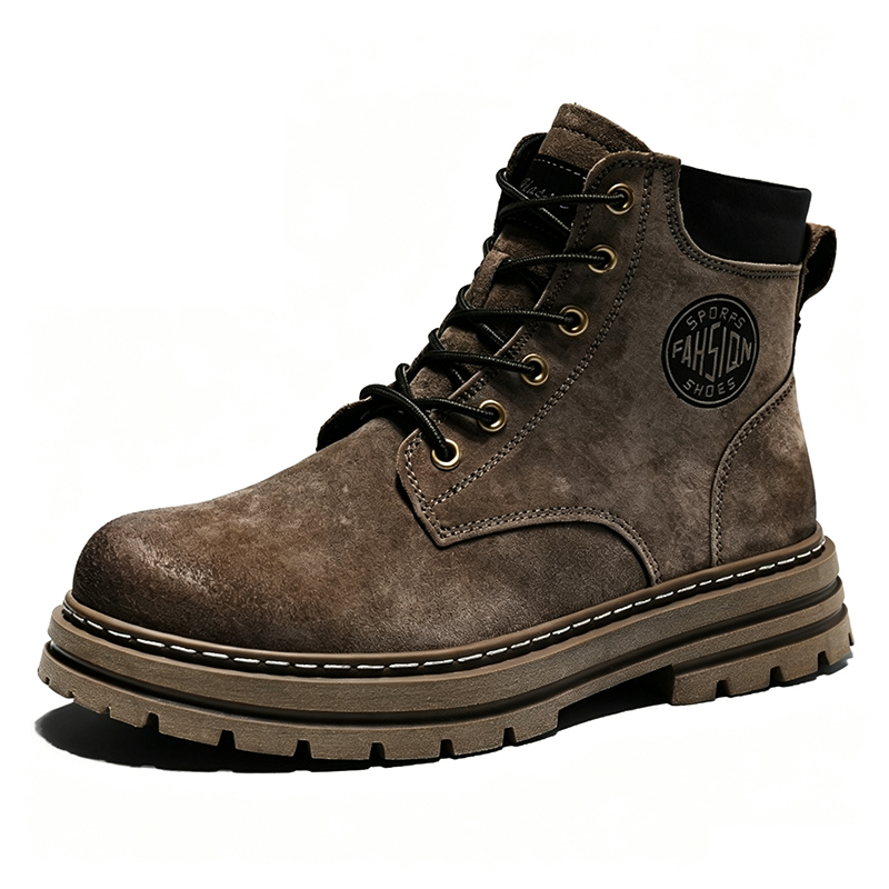 Leatherwork Boots - Erkekler için Kışlık Polar Astarlı Botlar,