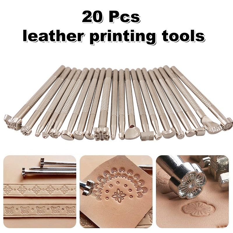 20 adet deri damgalama araçlar - Leather Work Organiser incelemesi ve fiyatı