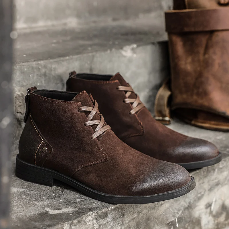 Yeni İnek Derisi Süet Bilek Bo - Leatherwork Boots incelemesi ve fiyatı