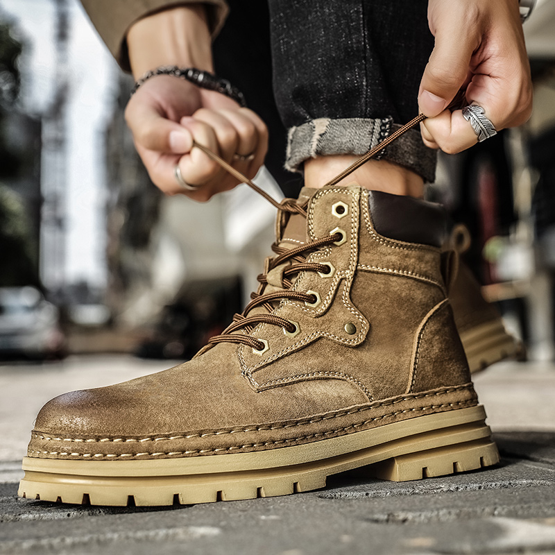 Erkek Modası Bahar Platform Bo - Leatherwork Boots incelemesi ve fiyatı