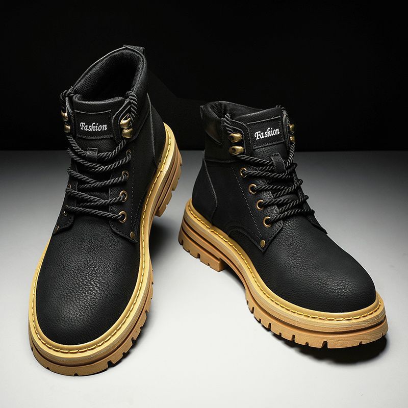 Moda erkek botları bahar rahat - Leatherwork Boots incelemesi ve fiyatı