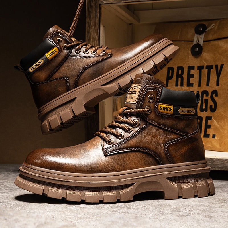 Vintage erkek platformu yarım  - Leatherwork Boots incelemesi ve fiyatı