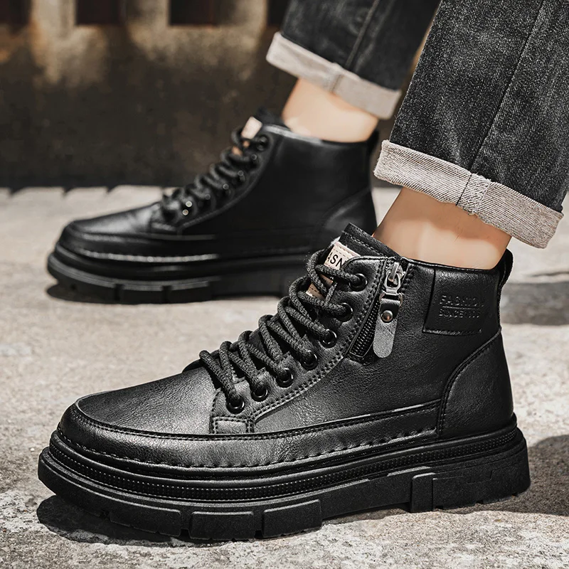 Erkekler için Retro Tasarımlı, - Leatherwork Boots incelemesi ve fiyatı