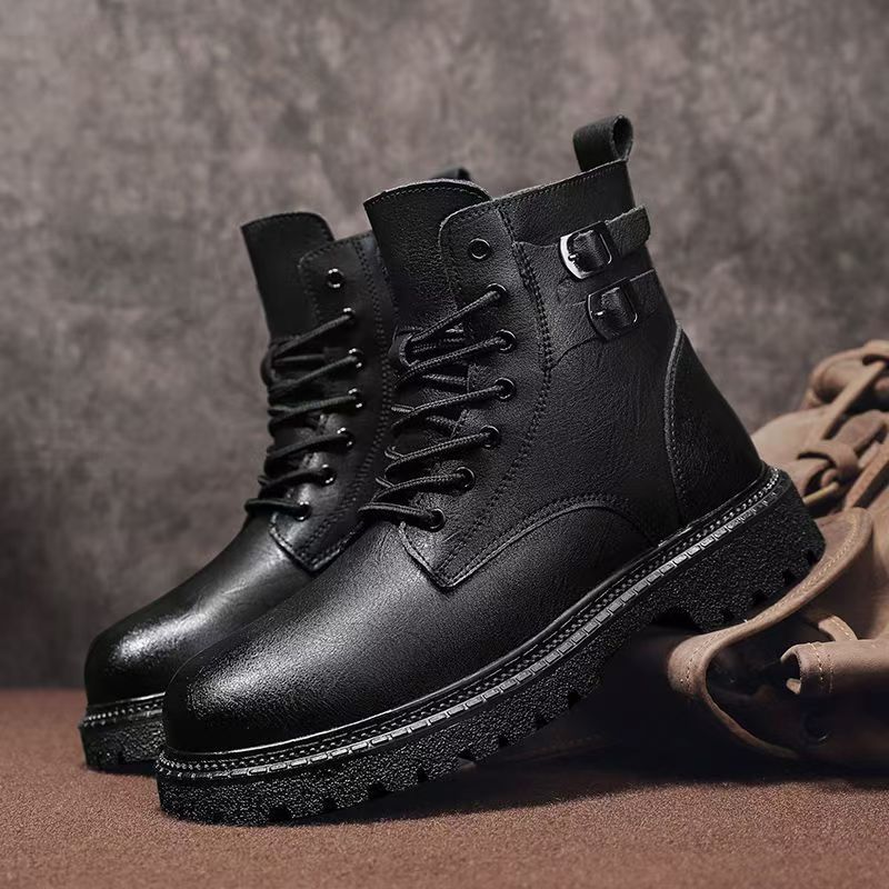 Erkek Sonbahar Kış Büyük Beden - Leatherwork Boots incelemesi ve fiyatı