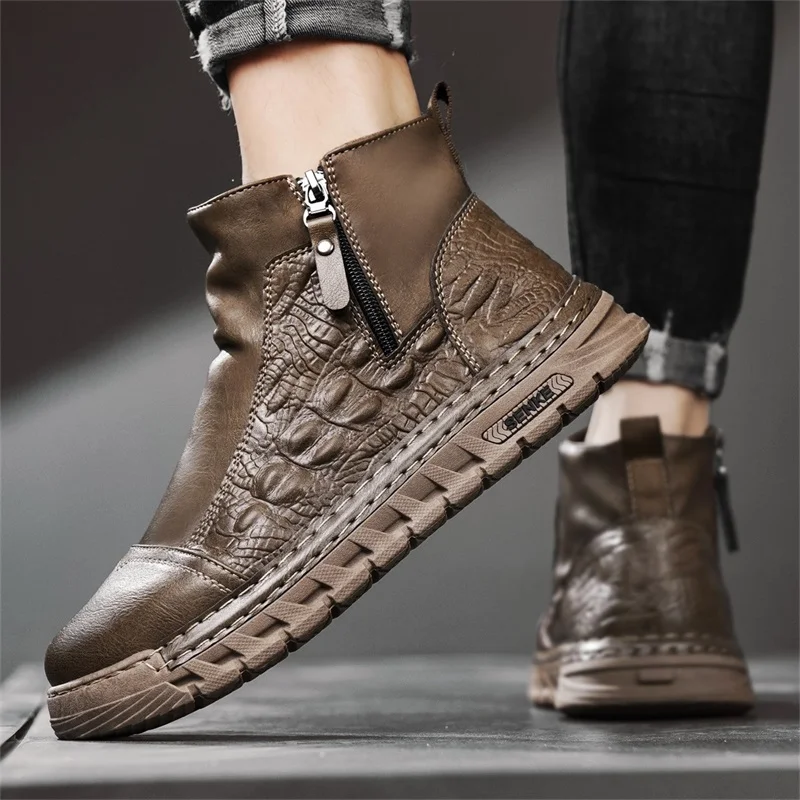 Erkekler İçin İngiliz Tarzı, Y - Leatherwork Boots incelemesi ve fiyatı