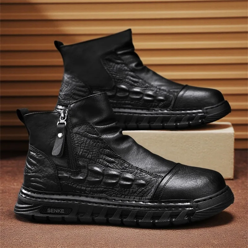 Erkekler İçin İngiliz Tarzı, Y - Leatherwork Boots incelemesi ve fiyatı