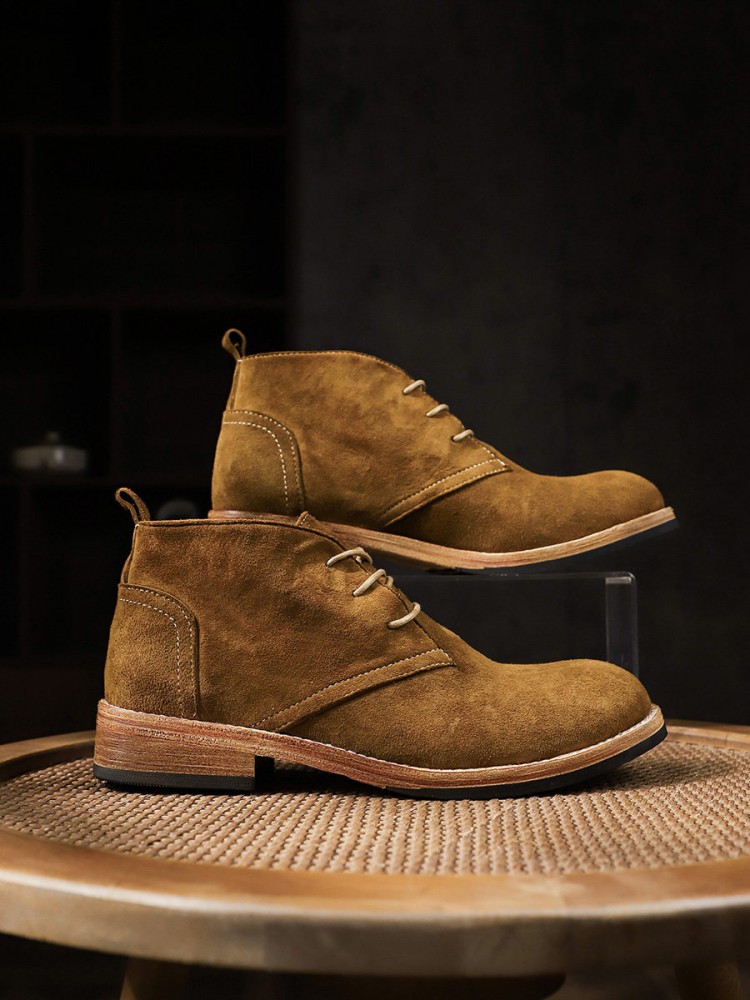 Moda Çok Yönlü Erkek Bağcıklı  - Leatherwork Boots incelemesi ve fiyatı